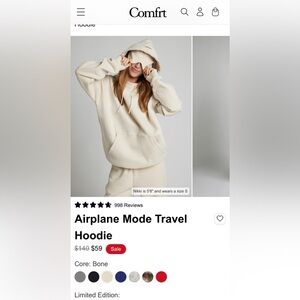 Comfrt Women's Airplane Hoodie and Jogger set